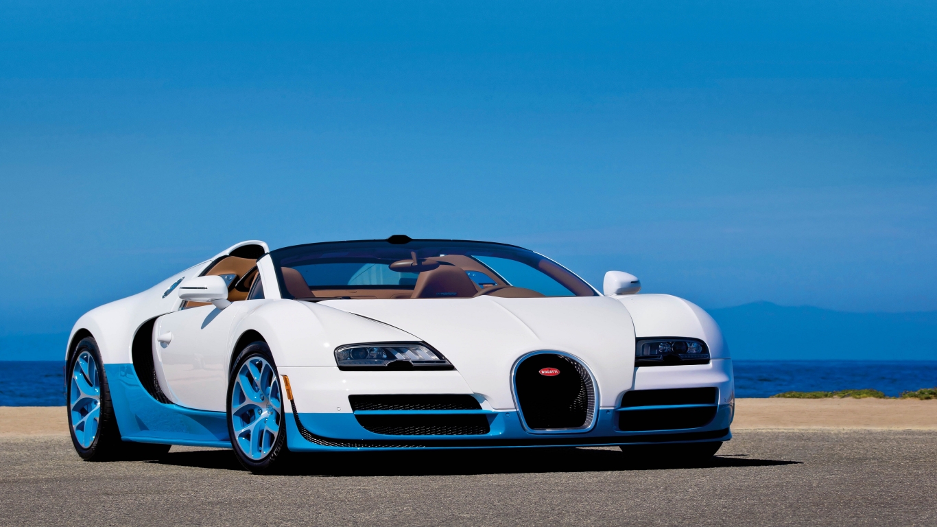 Bugatti Veyron for 1366 x 768 HDTV resolution