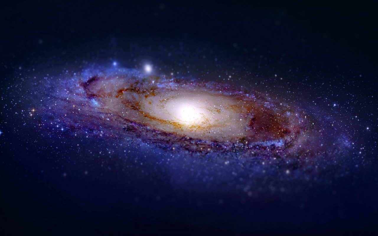 Andromeda Galaxy for 1280 x 800 widescreen resolution