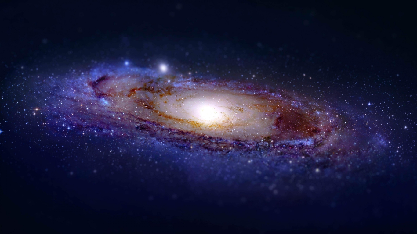 Andromeda Galaxy for 1366 x 768 HDTV resolution
