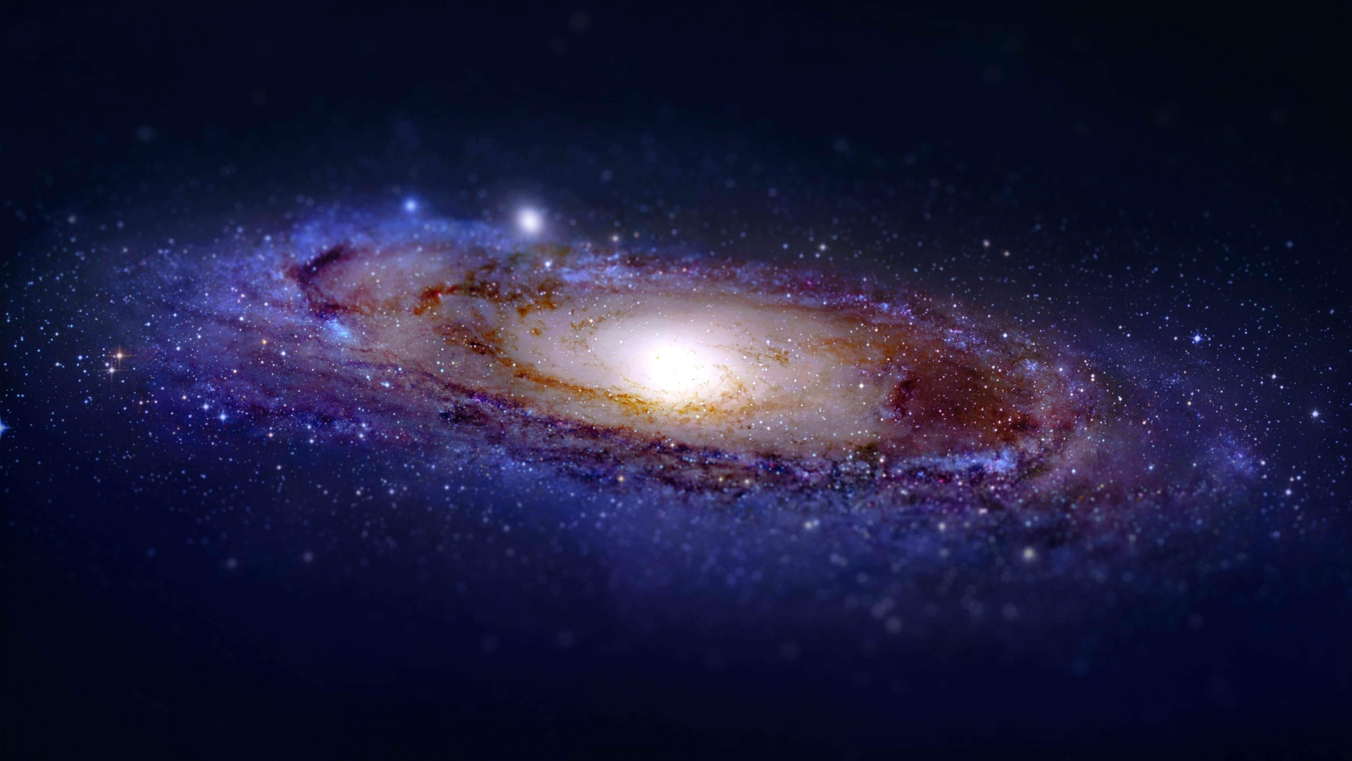 Andromeda Galaxy for 1920 x 1080 HDTV 1080p resolution