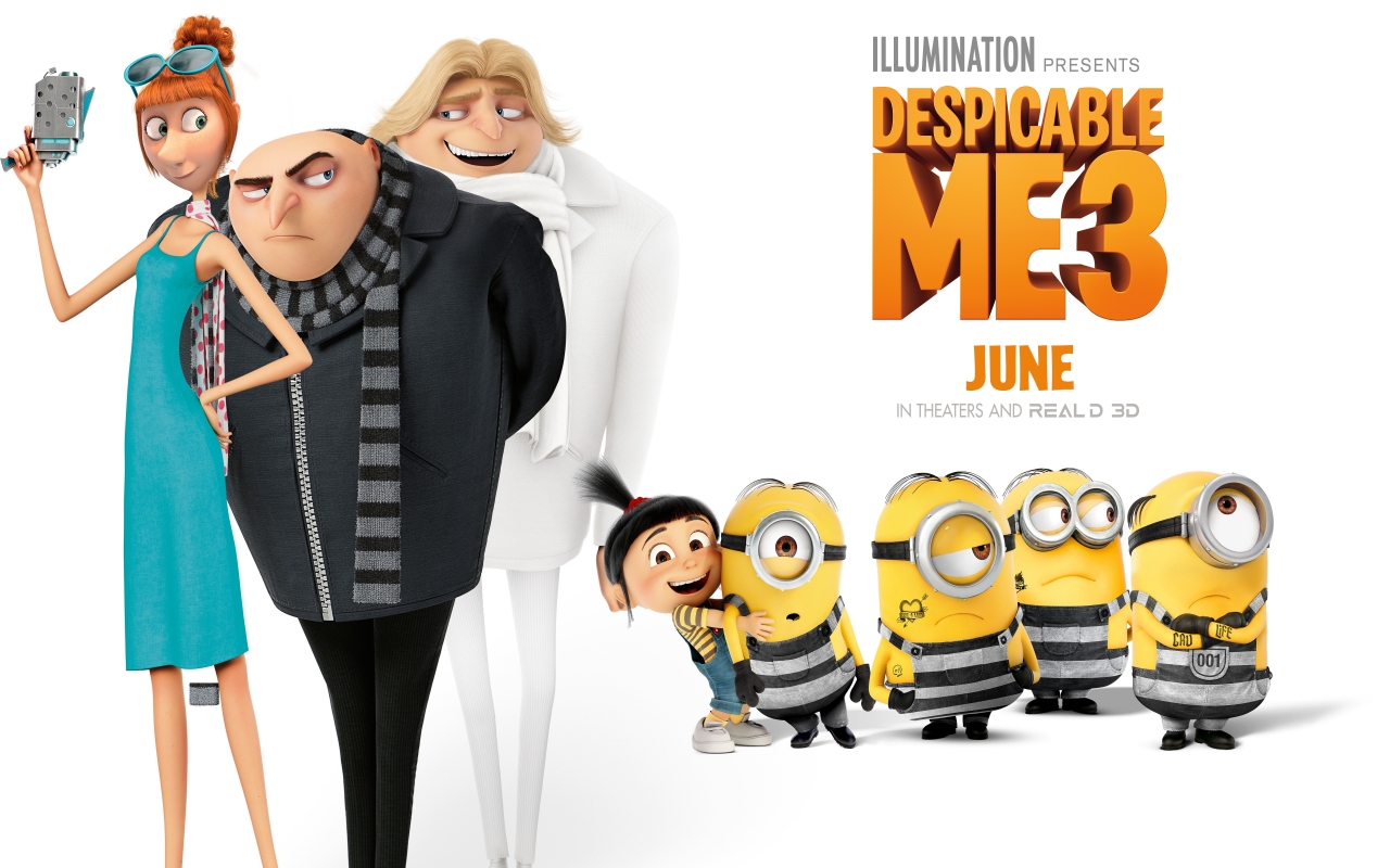 Despicable Me 3 for 1280 x 800 widescreen resolution