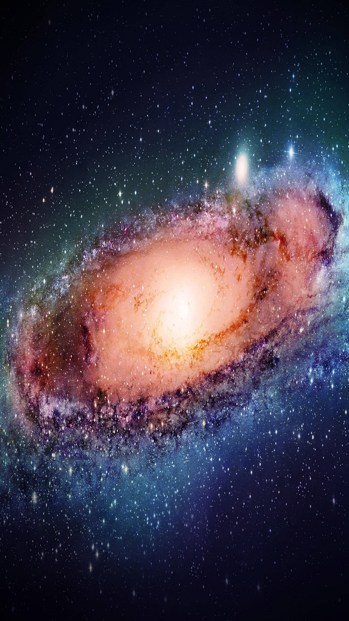 Milky Way Galaxy for 720p HD Smartphones resolution