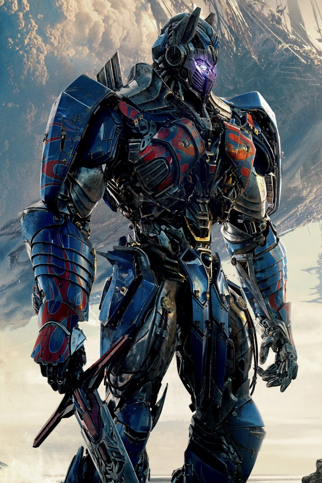 Optimus Prime Transformers The Last Knight for Apple iPhone 4 resolution