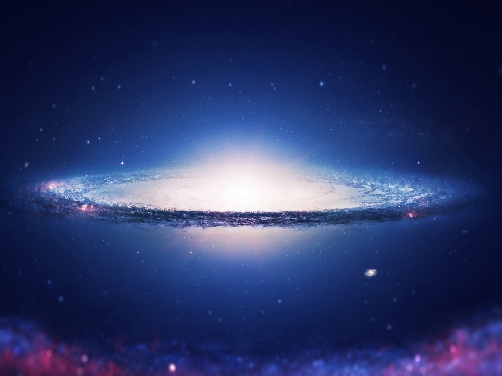 Sombrero Galaxy for 1024 x 768 resolution
