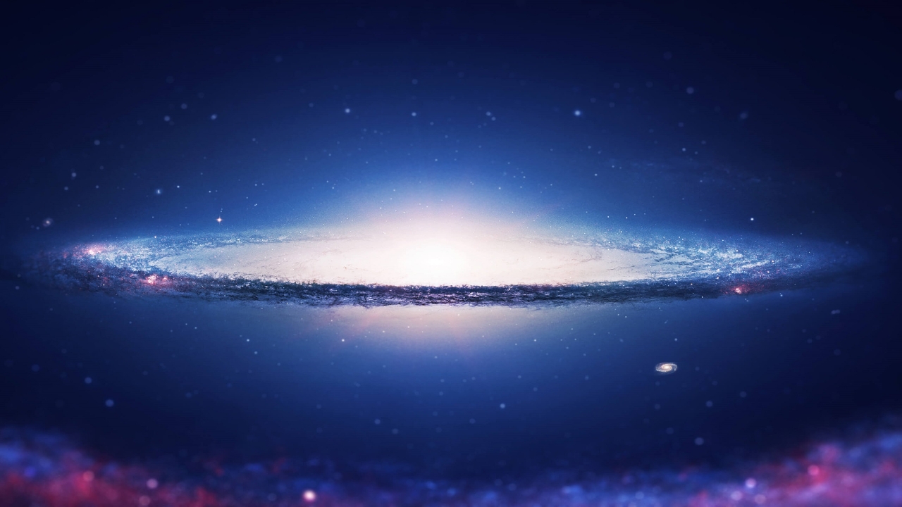 Sombrero Galaxy for 1280 x 720 HDTV 720p resolution