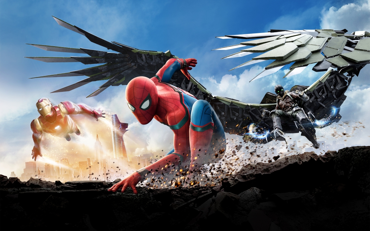 Spiderman Home Coming 2017 for 1280 x 800 widescreen resolution