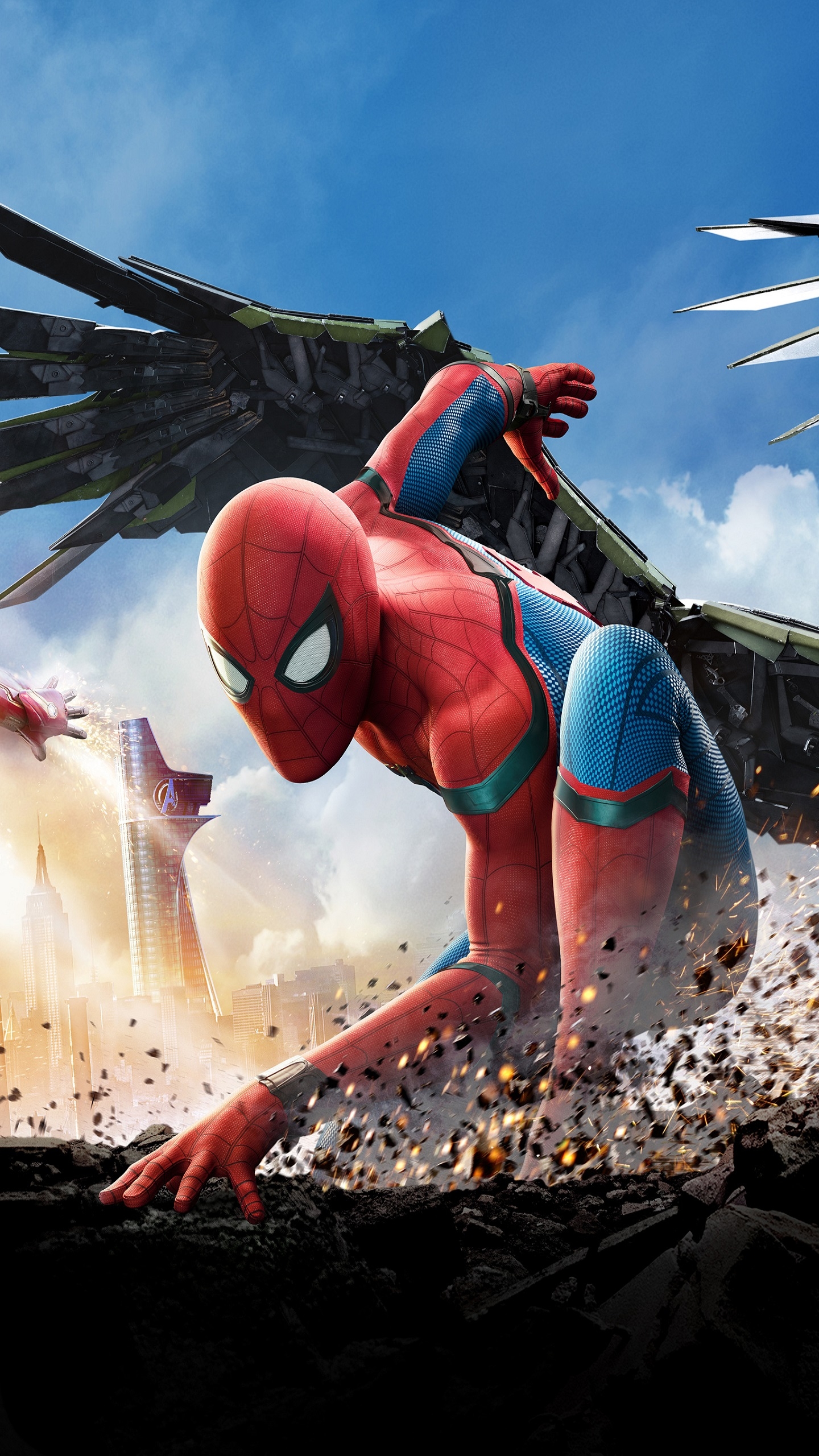 Spiderman Home Coming 2017 for Samsung S7 & S7 Edge resolution