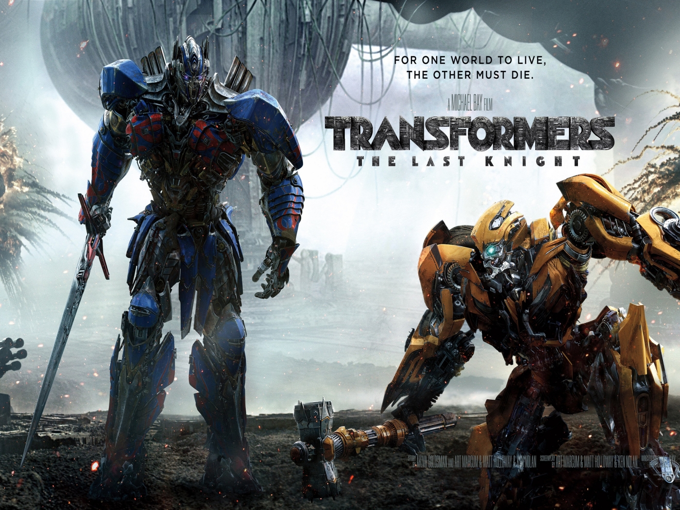 Transformers The Last Knight 2017 for 1400 x 1050 resolution