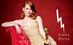 Emma Stone Oscar Winner Wallpaper